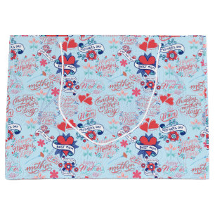 Mother Day BG 02 LBlue BG Large Gift Bag