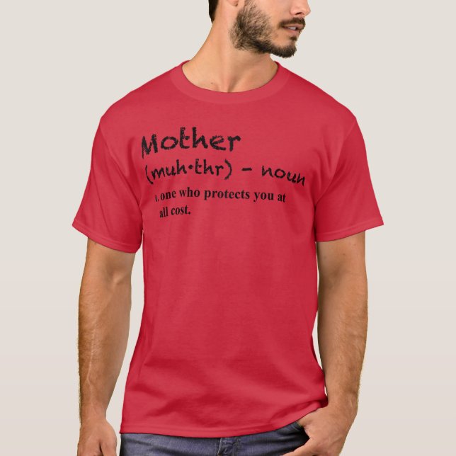 Mother definition Unique Gift retro T-Shirt (Front)