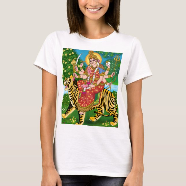 Mother Durga T-Shirt | Hindu Goddess Apparel (Front)