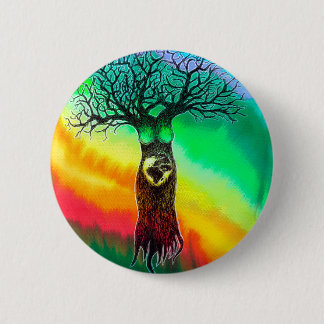 Mother Earth 6 Cm Round Badge