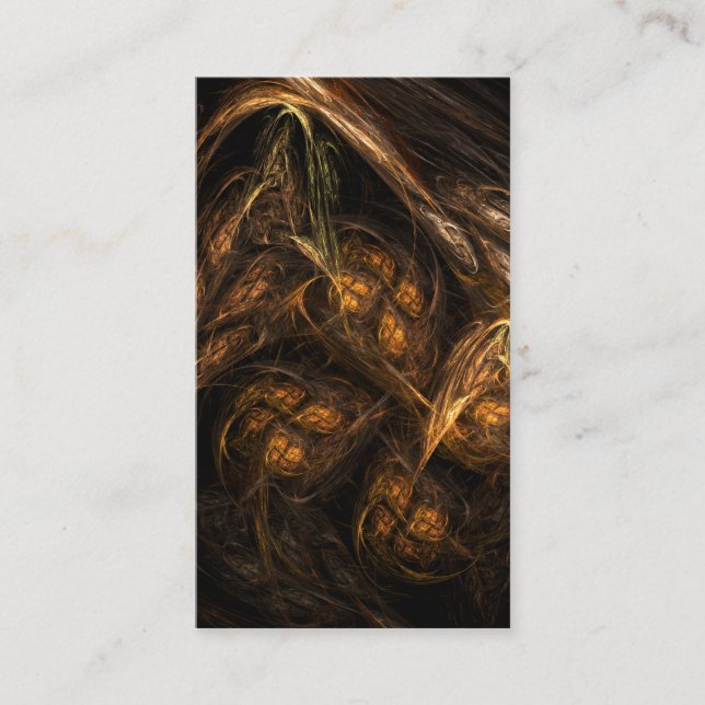 Mother Earth Abstract Art Business Card (Front)
