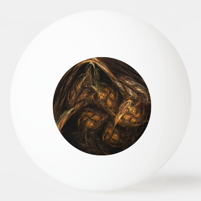 Mother Earth Abstract Art Ping Pong Ball (Front)