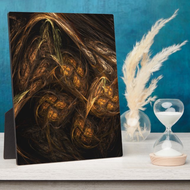 Mother Earth Abstract Art Plaque (Side)