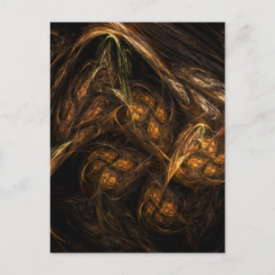 Mother Earth Abstract Art Postcard
