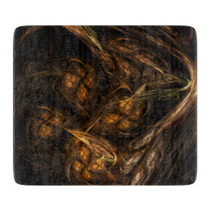 Mother Earth Abstract Art Rectangle Cutting Board