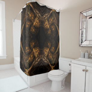 Mother Earth Abstract Art Shower Curtain