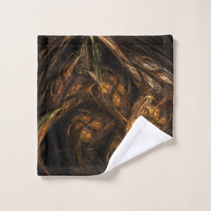 Mother Earth Abstract Art Wash Cloth