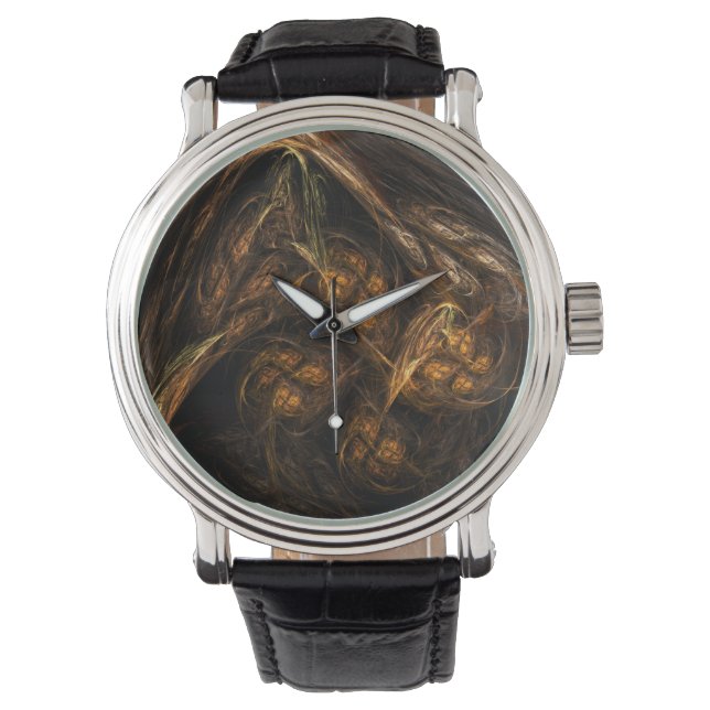 Mother Earth Abstract Art Watch (Front)