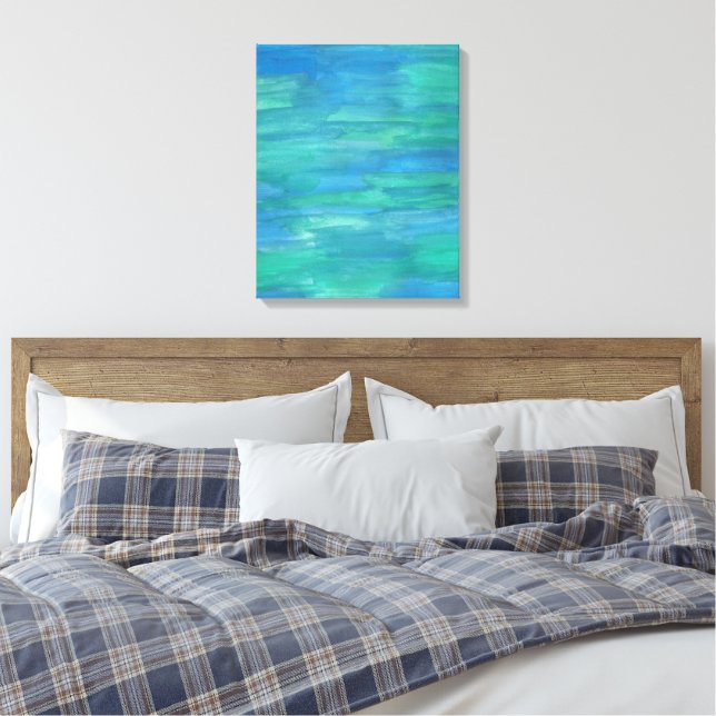 Mother Earth Abstract Canvas Art (Insitu(Bedroom))