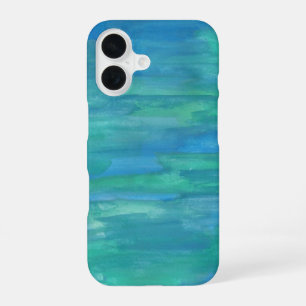 Mother Earth Abstract in Blue iPhone 16 Case