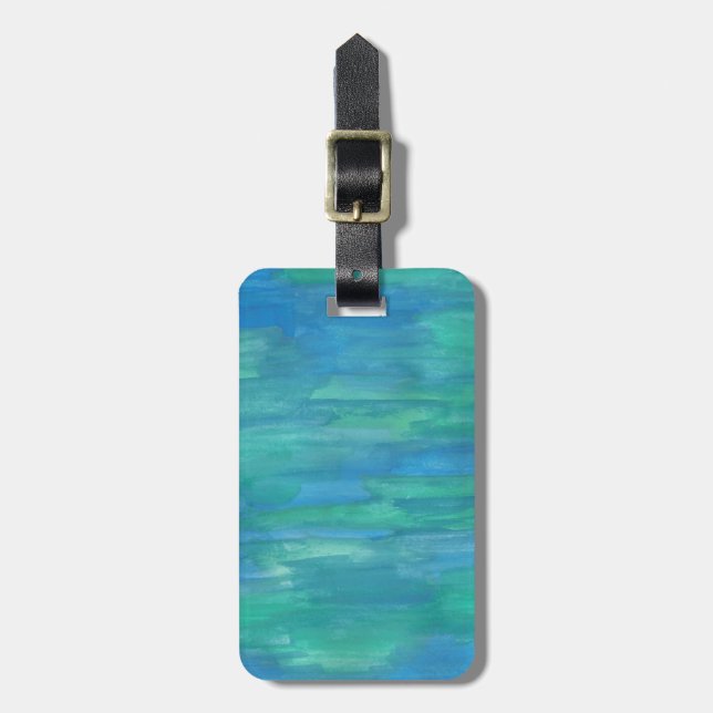 Mother Earth Abstract  Luggage Tag (Front Vertical)