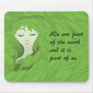 Mother Earth (Asleep) Mouse Mat