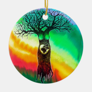 Mother Earth Ceramic Tree Decoration