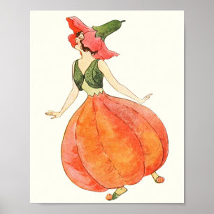 Mother Earth Children - Lady Pomegranate Poster