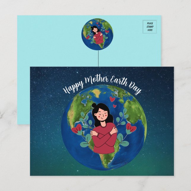 Mother Earth Day April 22 Postcard (Front/Back)