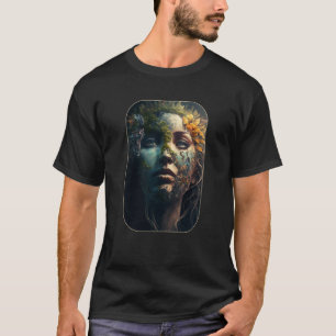 Mother Earth Day Love Surreal Abstract of a Woman T-Shirt