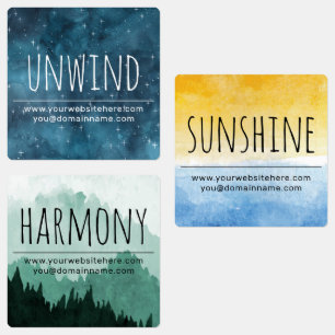 Mother Earth Essential Oil Roller Bottle Labels