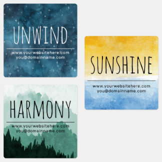 Mother Earth Essential Oil Roller Bottle Labels