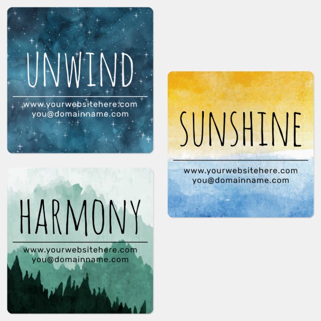 Mother Earth Essential Oil Roller Bottle Labels (Group)