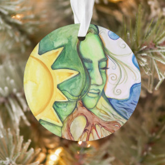 Mother Earth Gaia Goddess Ornament