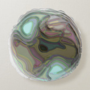 Mother Earth New Galaxy Round Pillow