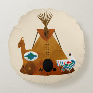 Mother Earth Round Cushion