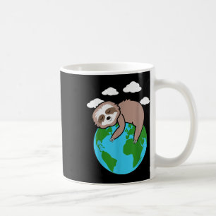 Mother Earth Sloth Pro Environment Cool Earth Day Coffee Mug