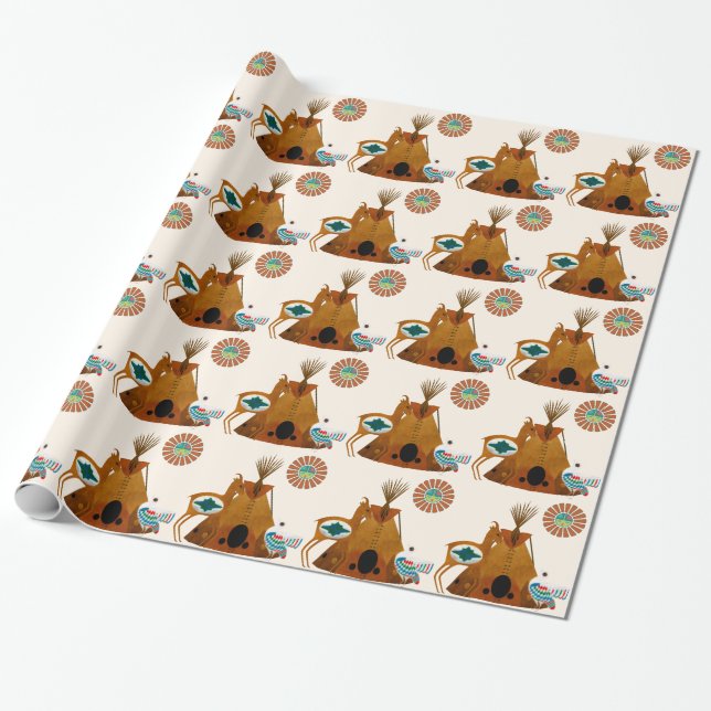 Mother Earth Wrapping Paper (Unrolled)