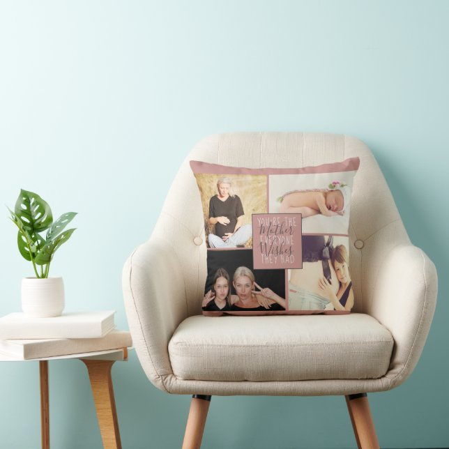 Mother Everyone Wishes they Had | Blush Pink Photo Cushion (Chair)