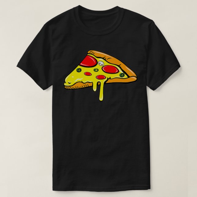 Mother Father Son Daughter Pizza Slice Matching Pr T-Shirt (Design Front)