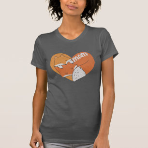 Mother Fox and Baby Fox Love T-Shirt
