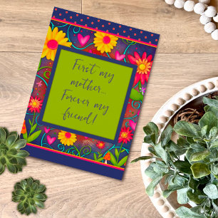 Mother Friend Floral Pretty Unique Mother’s Day Card