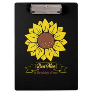Mother Gift Best Mom In The History Clipboard