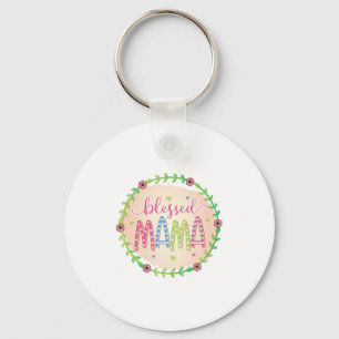 Mother Gift Blessed Mother Key Ring