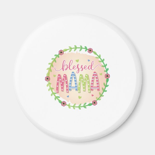 Mother Gift Blessed Mother Magnet (Front)
