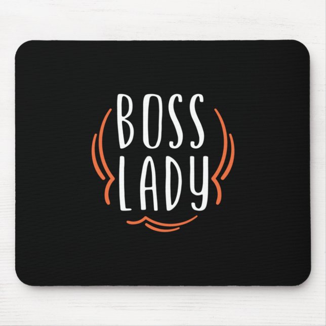 Mother Gift Boss Lady Mouse Mat (Front)