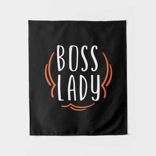 Mother Gift Boss Lady Tapestry (Front)