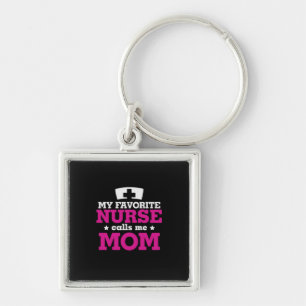 Mother Gift Favourite Nurse Calls Me Mum Key Ring