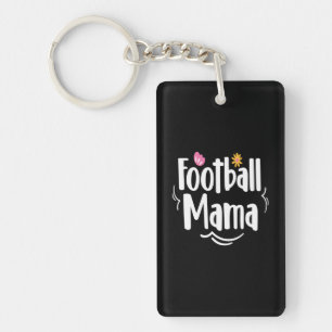 Mother Gift Football Mama Key Ring