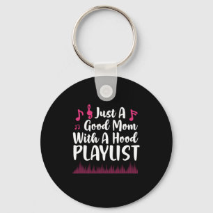 Mother Gift Good Mum With A Hood Playist Key Ring