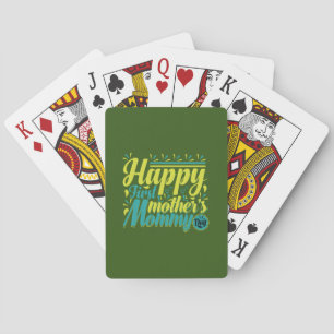 Mother Gift Happy First Mommy Day Playing Cards