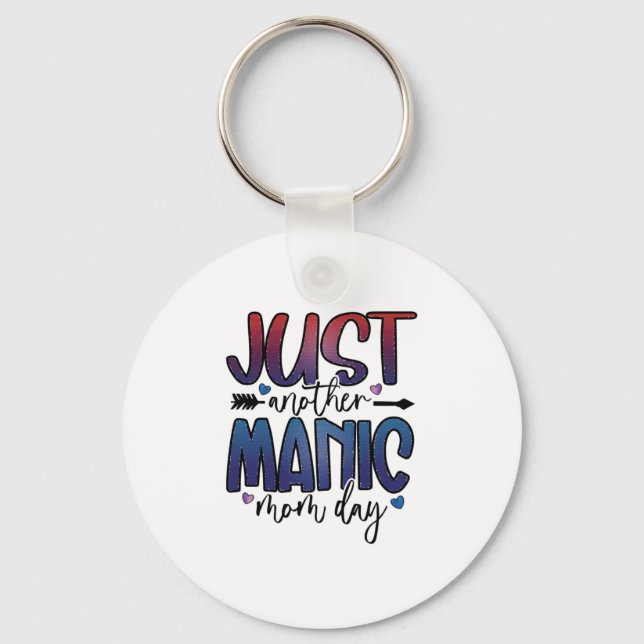 Mother Gift Just Another Mum Day Key Ring (Front)