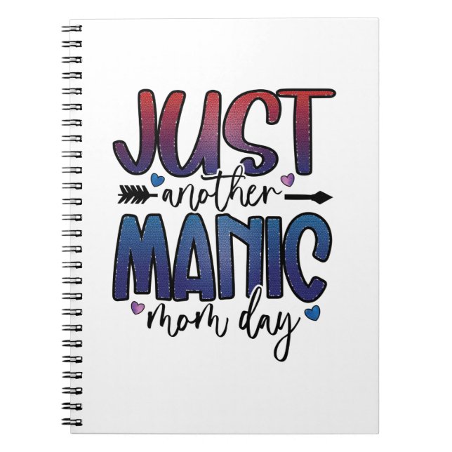 Mother Gift Just Another Mum Day Notebook (Front)