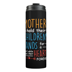 Mother Gift Mothers Hold Their Children Hands Thermal Tumbler