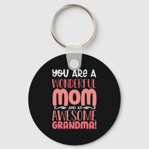 Mother Gift Proud Wonderful Mom Birthday Key Ring