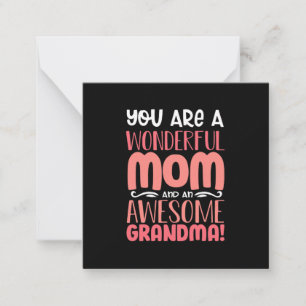Mother Gift   Proud Wonderful Mum Birthday Card