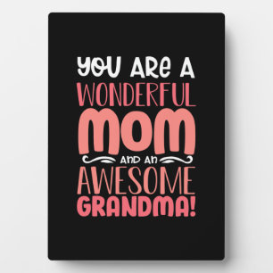 Mother Gift Proud Wonderful Mum Birthday Plaque