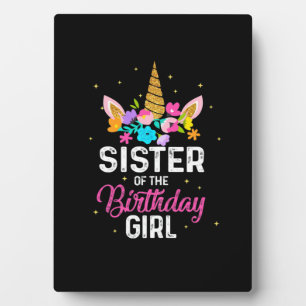 Mother Gift   Sister Of The Birthday Girl Birthday Plaque