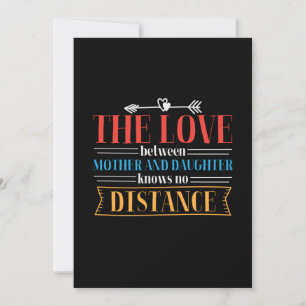 Mother Gift The Love Between Mother And Daughter Invitation