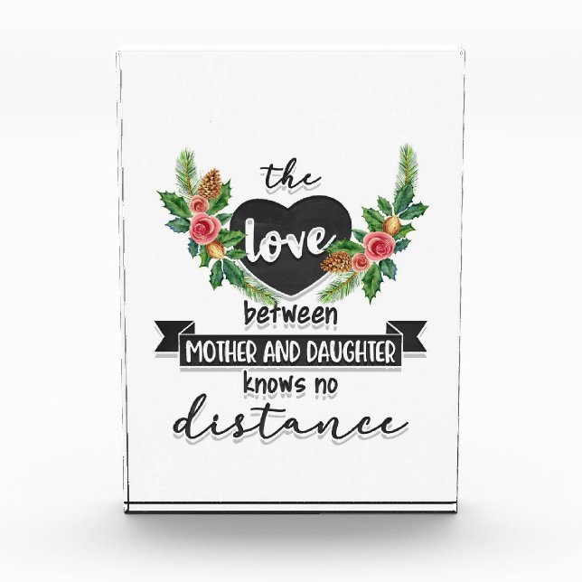 Mother Gift The Love Between Mother And Daughter Photo Block (Front)